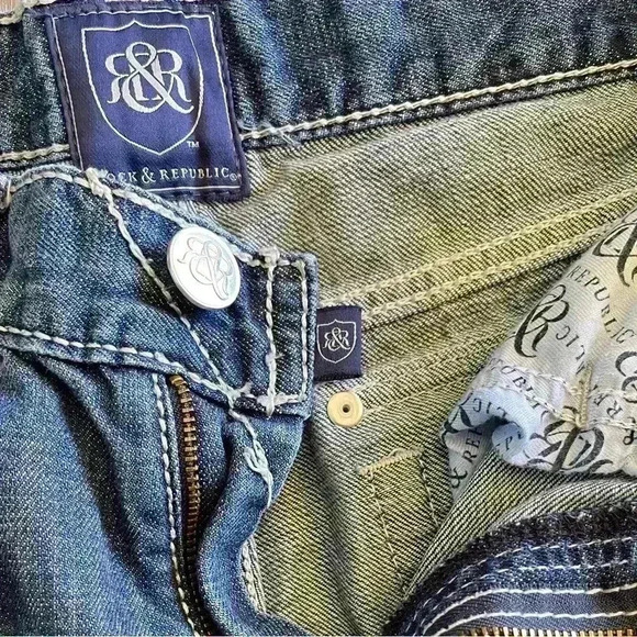 Rock & Republic Rebellion Denim Jeans Size 30X30 - Picture 6 of 10